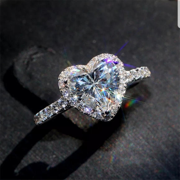 Jewelry - NEW Heart ring for women S925 Silver
